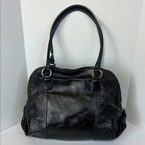 HOBO Black Leather Shoulder Bag